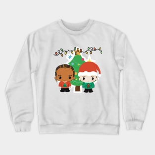 Lewis and George cute Christmas version Crewneck Sweatshirt